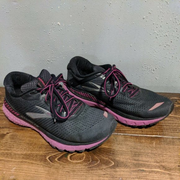 Brooks Adrenaline GTS 20 1202961B062 Running Shoes, Women's Size 7.5 Charcoal - Picture 1 of 9